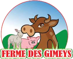 Logo Ferme des Gimeys avec animaux